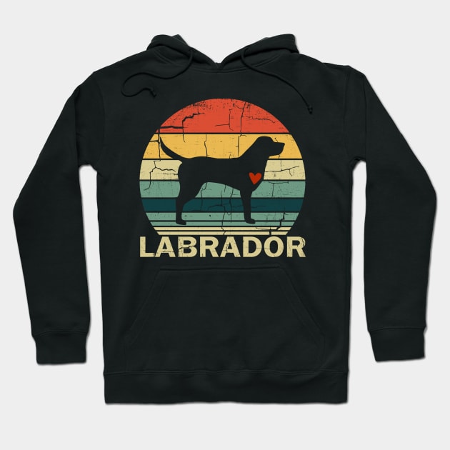 Vintage Labrador Dog Lover Hoodie by chung bit